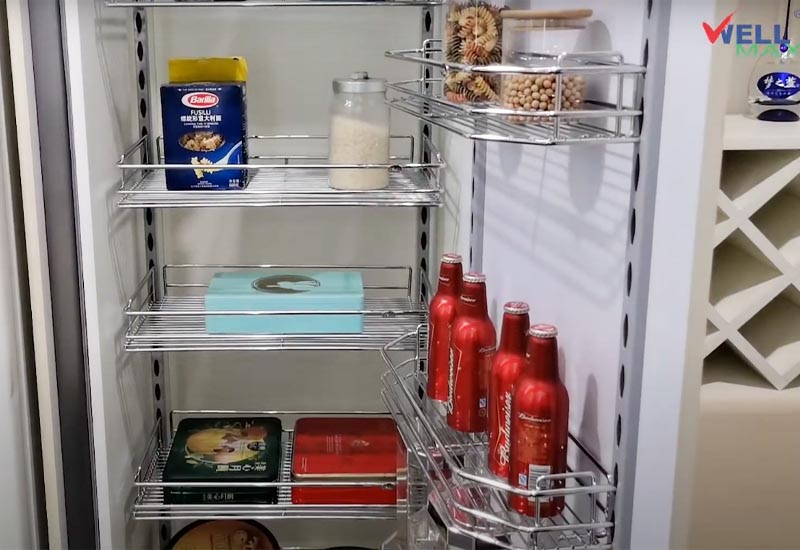 Cesta de despensa para armario alto