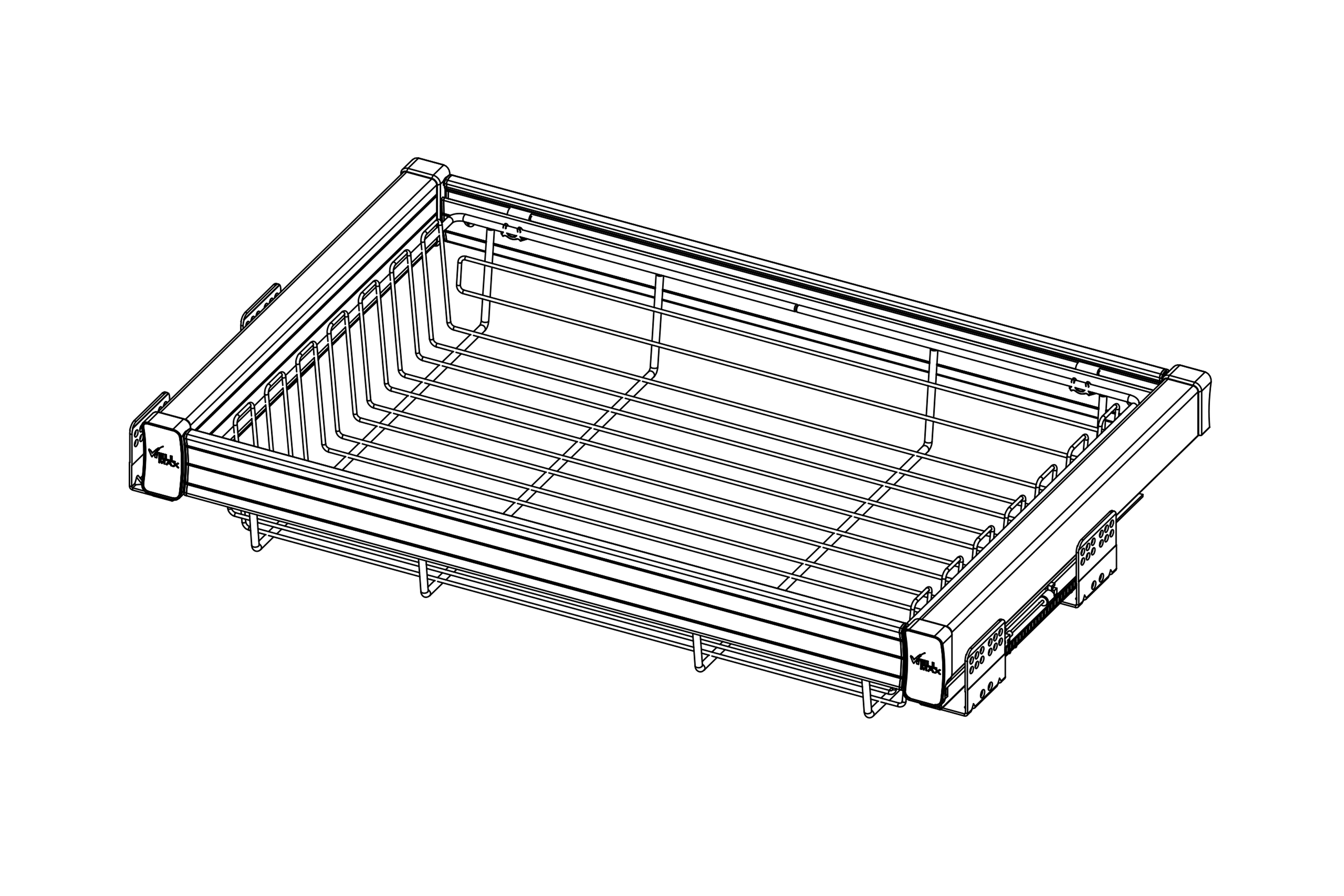 Cesta extraíble para armario HZL904B