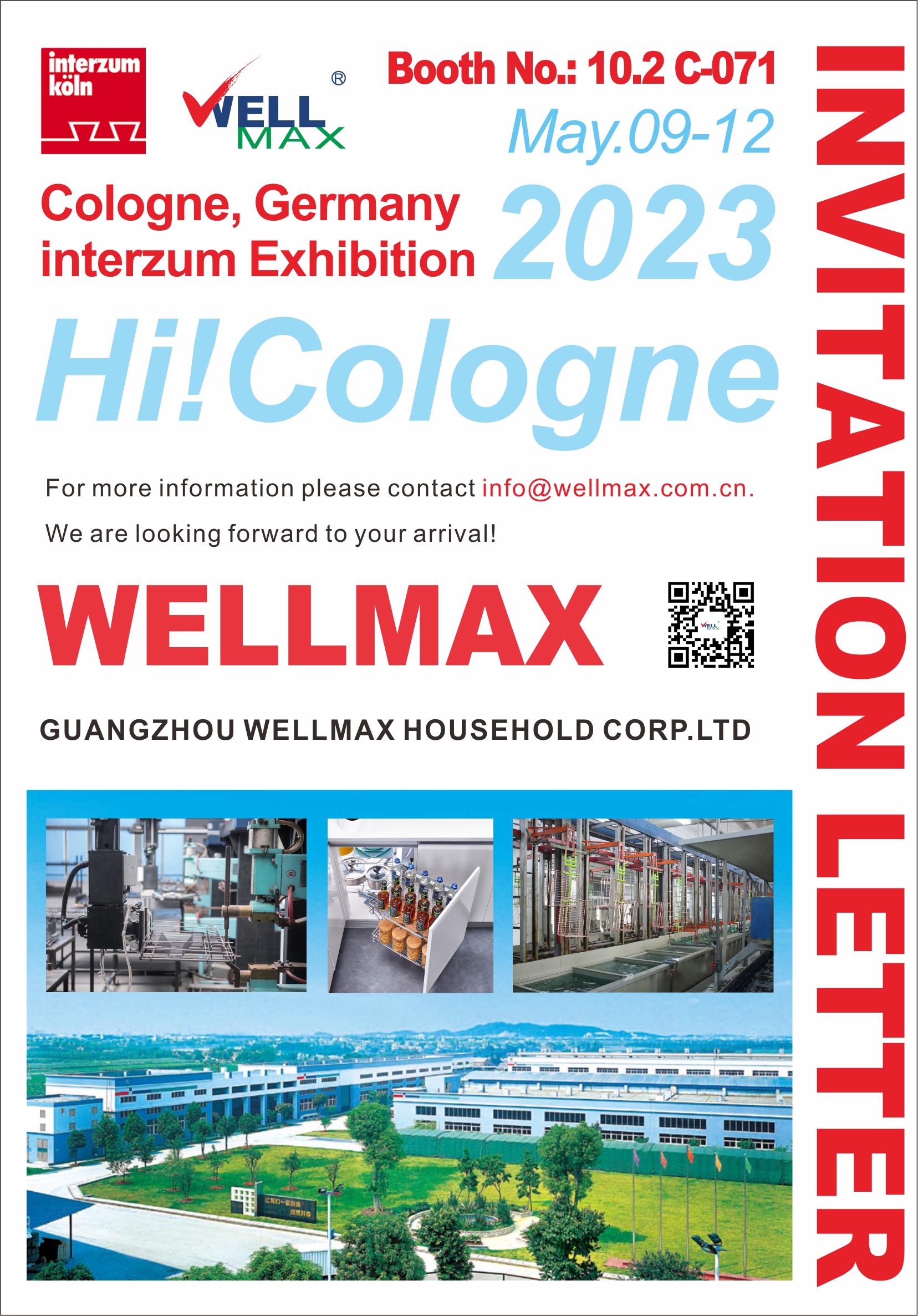 Colonia, Alemania interzum 2023, CARTA DE INVITACIÓN